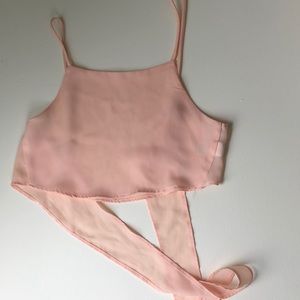 Brandy Melville tie crop top
